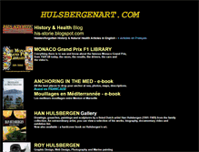Tablet Screenshot of hulsbergenart.com